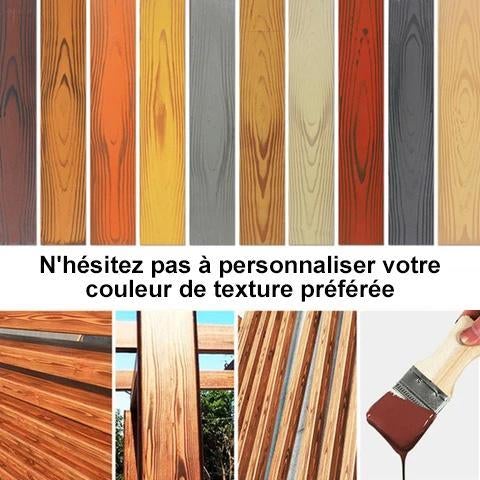 Motif de Grain de Bois Outil de Peinture en Caoutchouc