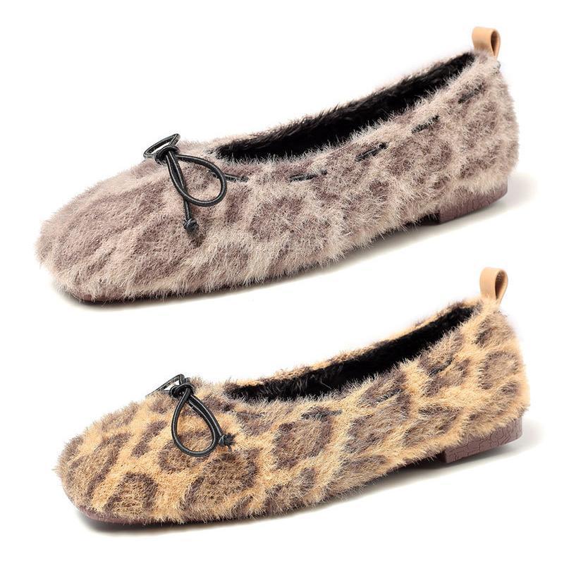 Chaussures simples en peluche automne