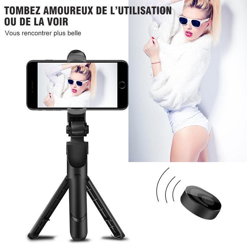 Selfie Trépied, Bluetooth Selfie Stick 3 en 1