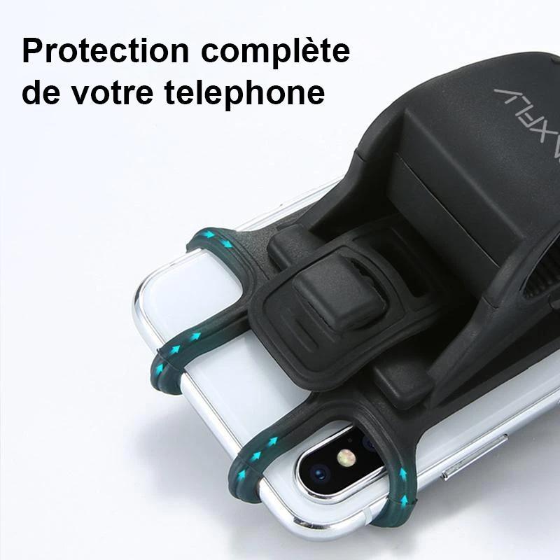 Support de Téléphone Portable en Silicone pour Vélos