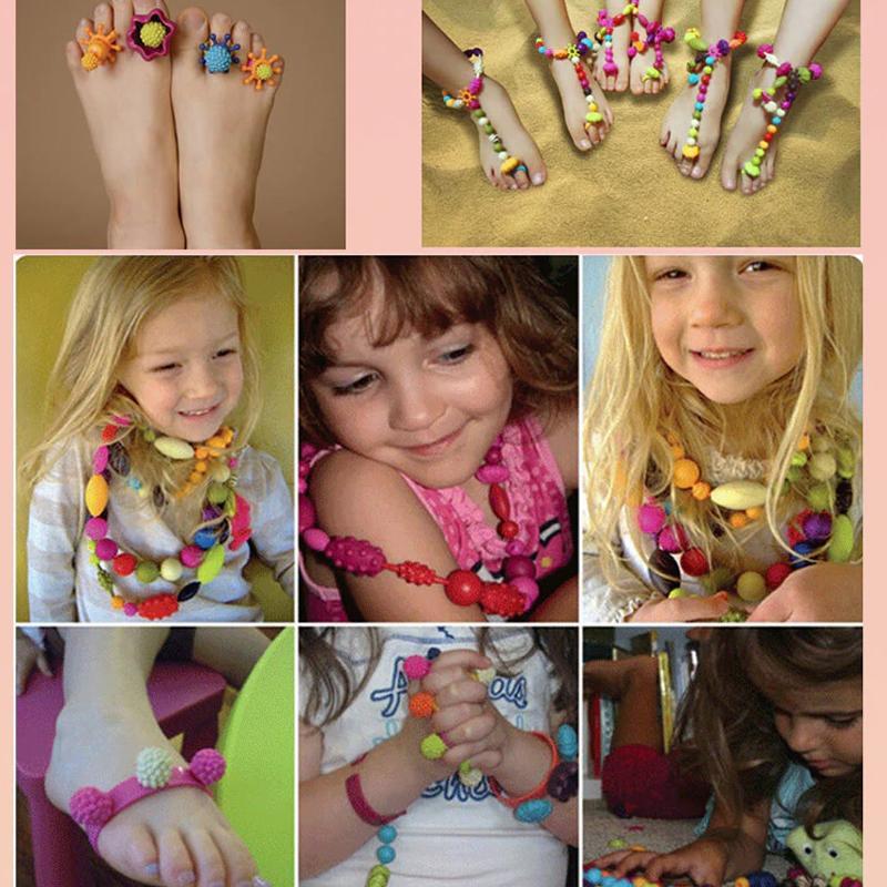 Perles de Bricolage pour Enfants en Acrylique